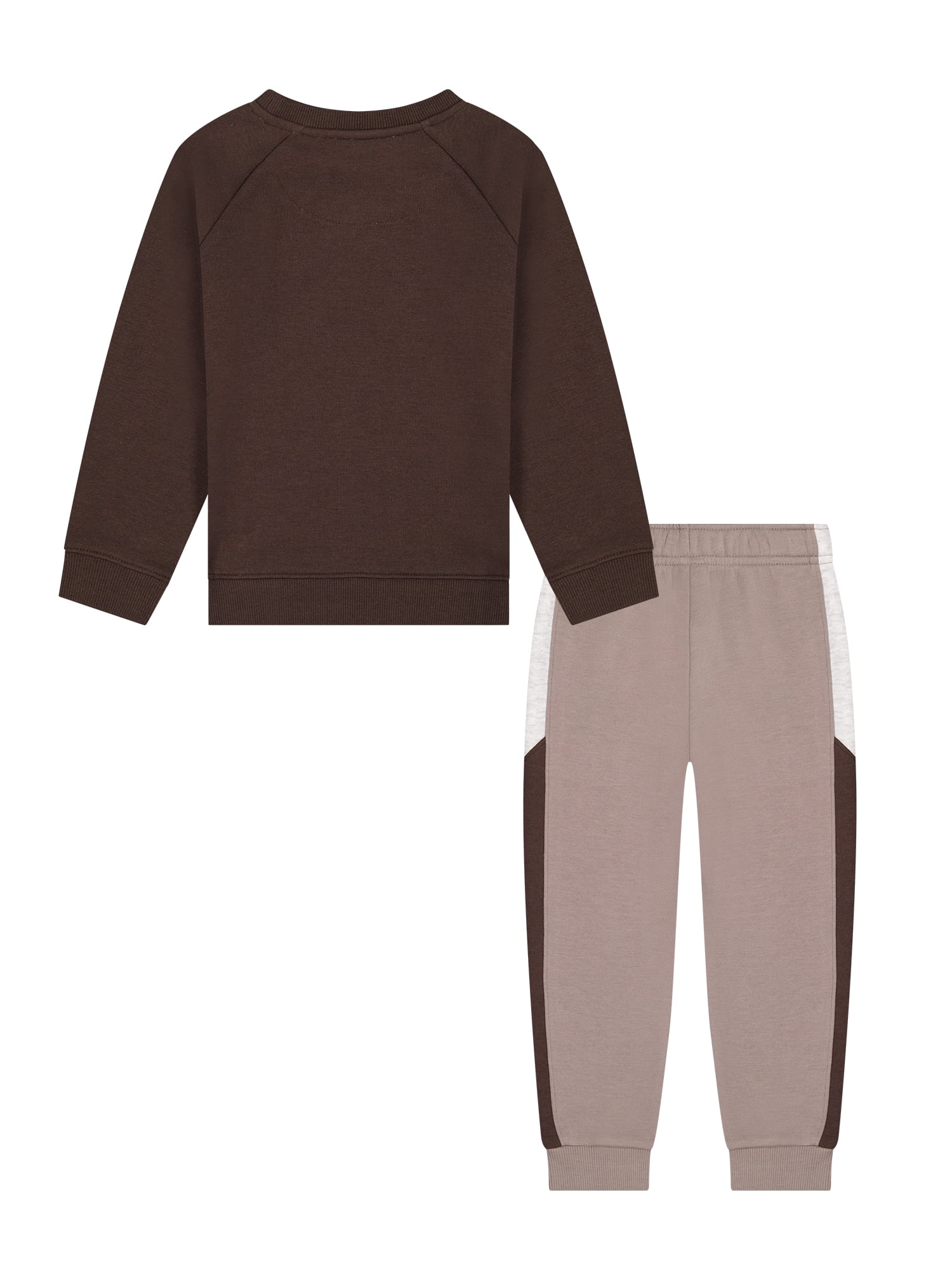 Reebok Toddler Play Hard Crew and Jogger Colorblock Set, 2-Piece, Sizes 12M-5T