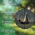 thumbnail image 5 of Whimsical Metal Hanging Wind Spinners with Dynamic Wave Patterns - Festive Yard and Garden Decor Perfect for Outdoor Spaces, 5 of 6