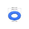 thumbnail image 2 of 50pcs M3 Flat Washer Aluminum Gasket Anodized Countersunk Washer,Hole Dia 3mm/0.12 Round Washers,(Navy Blue), 2 of 6