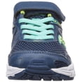thumbnail image 2 of Saucony Cohesion 10 A/C Running Shoe (Little Kid/Big Kid), Navy/Turquoise, 4 Wide US Big Kid, 2 of 8