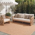 thumbnail image 3 of Safavieh Courtyard Finnian Solid Indoor/Outdoor Area Rug, Natural/Cream, 8' x 10', 3 of 15