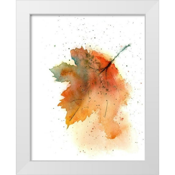 Shefranov, Olga 15x18 White Modern Wood Framed Museum Art Print Titled - Fall Leaves II