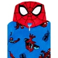 thumbnail image 2 of Spiderman Boys Hooded Sleeper, Sizes 4-12, 2 of 4