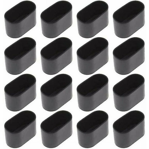 Widely Applicable Furniture Leg Protectors, Non-Slip PVC Floor Guards, 16pcs Black Set for Seamless Installation on Chairs, Tables, Sofas - Enhance Your Home's Beauty