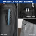 thumbnail image 4 of WORKPRO 6-Pack LED Pen Light, Aluminum Pen Flashlights, Pocket Flashlight with Clip for Inspection, Emergency, Everyday, 2AAA Batteries Included, Blue, 4 of 9