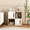 Natural+White 7, variant on Living Room Cabinets sideboard cabinet,corner cabinet,Bathroom Floor Corner Cabinet with Doors and Shelves, Kitchen, Living Room,Free Standing Storage Cabinet for Bathroom,Primary Living Space Cabine
