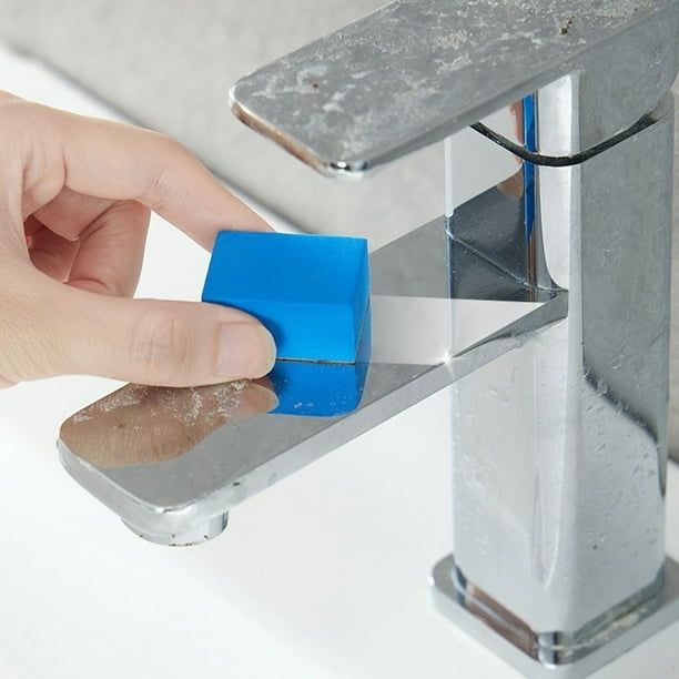 Esponja de esmeril para limpiar vidrios de baño Un potente limpiador de espejos que elimina la suciedad y la mugre sin dejar marcas Una esponja mágica Esponja de esmeril
