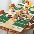 thumbnail image 4 of Merry Christmas Xmas Cookies Snowflake Candy Cane Dining Table Placemats 4PCS Heat-resistant Placemats 12 X 18 Inch Winter Table Mats for Party Kitchen Dining Decoration for Kitchen Dining Table, 4 of 5