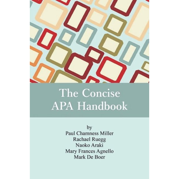 The Concise APA Handbook, (Hardcover)
