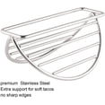 thumbnail image 4 of Taco Holder Stainless Steel Taco Rack with Kitchen Rack for Tortillas, Burritos, Parties and Restaurants, 4 of 5