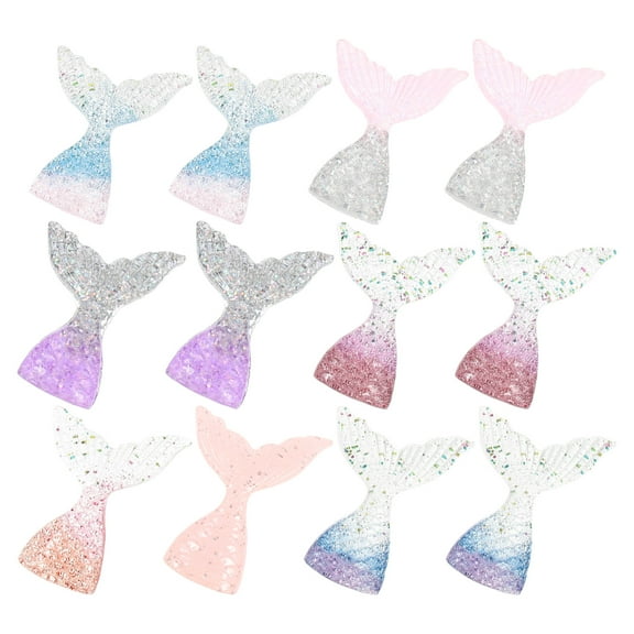 HAKIDZEL Mermaid Decor 12Pcs Assorted Color For Decorating Cakes Kids