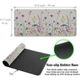 thumbnail image 6 of Desk Mouse Pad Flower Keyboard Mat, Mouse Pads Office Desk Pad, The Mousepad Non-Slip Rubber Base Waterproof with Stitched Edges, 35.4" X 15.7" for Work/Game/Office/Home Floral Nature Plant, 6 of 7