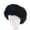 Black, variant on Opvise Ladies Fashion Winter Faux Fur Soft Fluffy Cozy Warm Unisex Thick Furry Headband Winter Outdoor Earwarmer Empty Top Elastic Anti-slip Ski Hat Wine Red