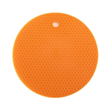 

Wanwan 18cm Round Honeycomb Silicone Heat Resistant Non-slip Cup Dish Bowl Placemat Pad