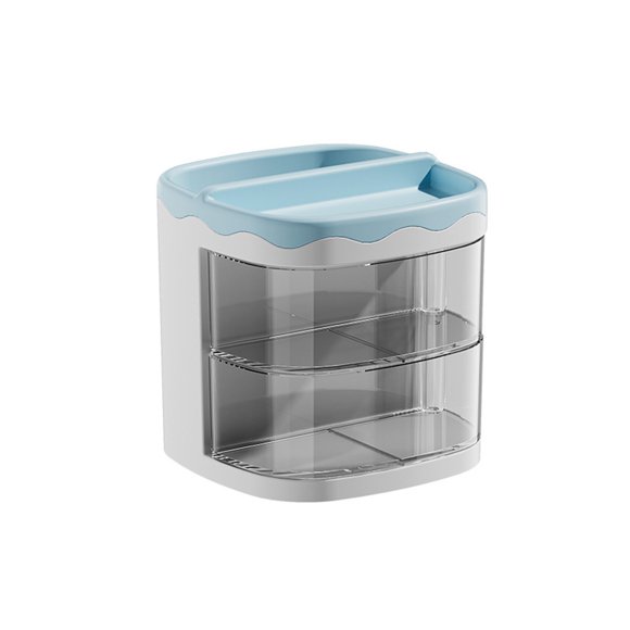 Modular Office Supply Organizer, Stackable Drawer Box for Pens, Clips, and Small Items, Compact Design