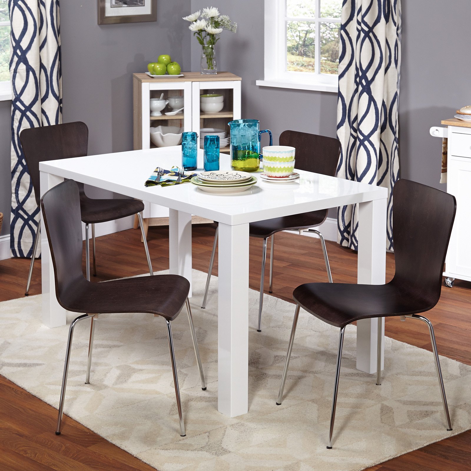 Felix 5-Piece Dining Set, Multiple Colors