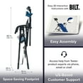 thumbnail image 2 of TEETER Steel Inversion Table with ComforTrak Backrest for Back Pain, Black, 2 of 12