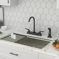 thumbnail image 4 of Kichae Black Kitchen Faucet with Sprayer 2 Handle High Arc Kitchen Faucet, 4 of 10
