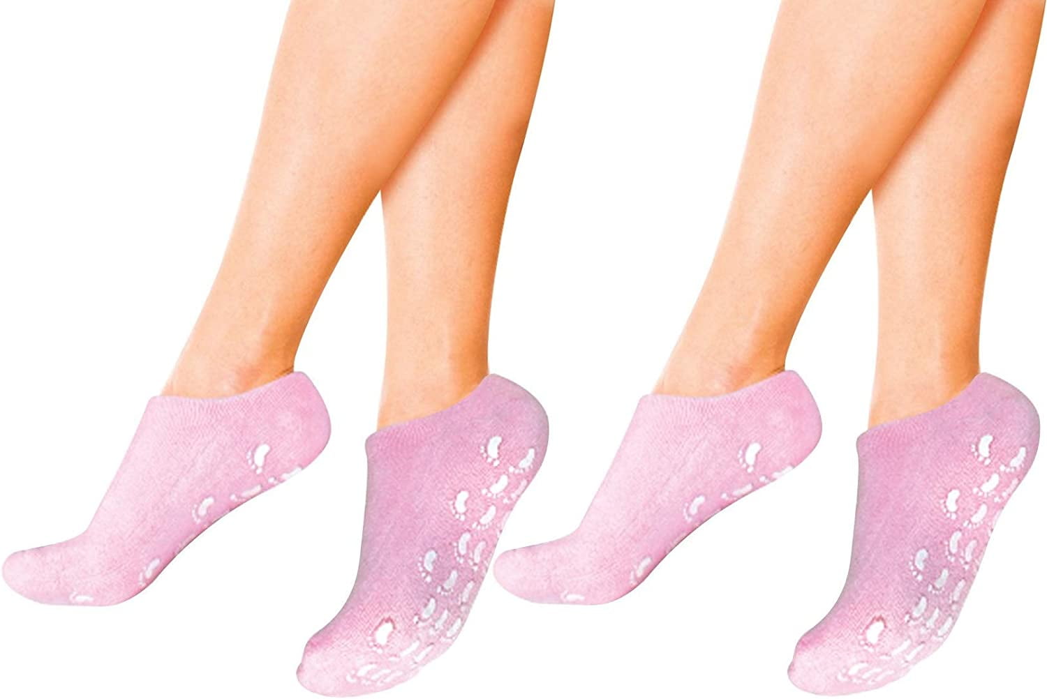 Moisturizing GelLined Socks SPA Pedicure Moisturize Soften Heal Foot Heels Helps Repair Cracked