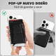 thumbnail image 4 of Tarjetero Magsafe De Gran Capacidad Con Anillo Magnético, Cartera Magsafe Xtellar negro, 4 of 4