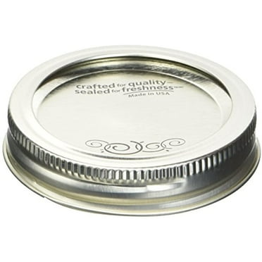 Kerr Metal Lids W/ Bands, Regular Mouth, 12 Count