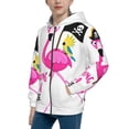 thumbnail image 2 of Pofeuu It'S Flamazing To Be A Pirate Print Teenage Zipper Hoodie Sweatshirts Hooded Casual Jackets With Pocket For Boys Girls-Medium, 2 of 6