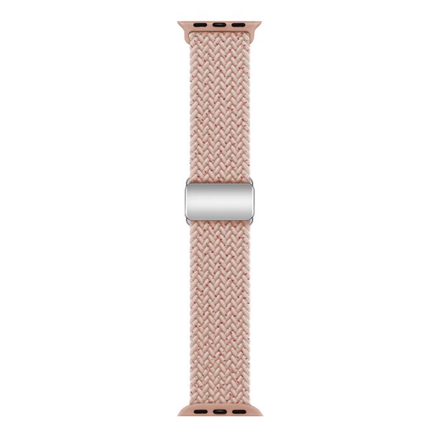 Correa de hebilla magnética trenzada para reloj Apple de 789ª generación, pulsera ajustable para Apple Watch