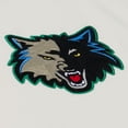 thumbnail image 5 of Men's Mitchell & Ness Cream Minnesota Timberwolves Hardwood Classics Chainstitch Premium T-Shirt, 5 of 5