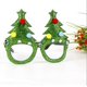 thumbnail image 1 of Gafas navideñas con purpurina, monturas de gafas para fiestas navideñas, accesorios de decoración navideña, gafas de disfraces para fiestas navideñas, 1 of 4