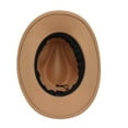 thumbnail image 3 of Western Cowboy Jazz Bowler Hat with Decoration - Lightweight Packable Sun Hat for Outdoor Activities, 3 of 6