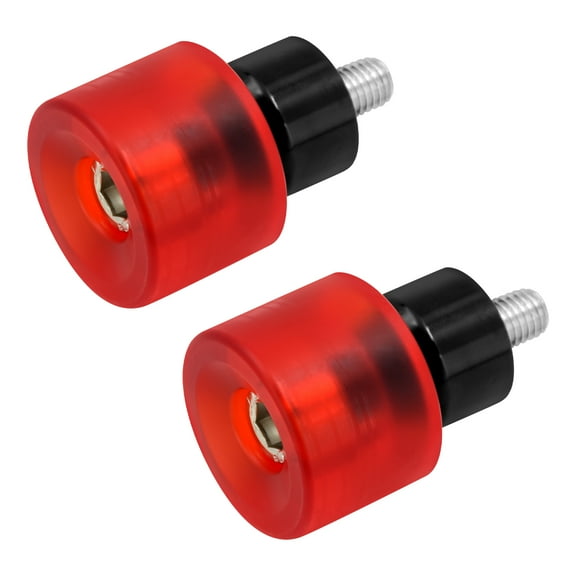 2x Red Engine & Saddlebags Crash Bar Guard Balls For Harley Street Glide 14-2023