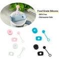 thumbnail image 4 of 3Pcs/Set Tumbler Spill Stopper Food Grade BPA Free Silicone Straw Cover Dust-proof No Spill 30/40oz Tumbler Straw Tip Topper Protector Cup Accessories, 4 of 6