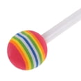 thumbnail image 3 of Phenofice Percussion Instrument Stick 2Pcs Marimba Mallets Assorted Color Plastic Lollipop Shaped for Kids, 3 of 8