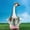 Pink, variant on 17Inch Large White Goose Outfit & Decoration Set - Colorful Green Blue Sky Blue Spring Porch Holiday Themed - For Outdoor Porch Decor, Indoor Home Decor, Holiday Celebrations,