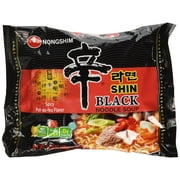 Nongshim Shin Ramyun BLACK - 4.58 Oz 4 Packs (Made in USA)