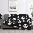 thumbnail image 2 of Goofa The Nightmare Before Christmas Pattern Fleece Throw Blanket for Couch, Soft Checkered Flannel Blanket for Sofa, Warm Cozy Decorative Blanket Fall Decor Gift-80"x60", 2 of 6