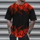 thumbnail image 2 of Camisetas de Cuello de la Tripulación de los Hombres de Verano Redondo Cuello Impreso Camiseta, Top Atlético de Secado Rápido Casual para los Hombres, 2 of 5
