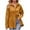Orange, variant on Casual Women's Tops Fashion Plus Size 2024 European And American Fall And Winter New Casual Double Line Loose Long Sleeve Solid Color Shirt Female Long Sleeve V-neck Top/Shirt