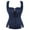 H-Blue106, variant on FEIFLY Women Vest Bodice Tanks Court Tops Solid Color Festival Clothing