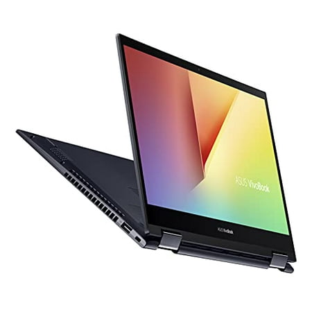 ASUS VivoBook Flip 14 Thin and Light 2-in-1 Laptop, 14" FHD Touch Display, AMD Ryzen 5 5500U, 8GB RAM, 512GB SSD, Stylus, Fingerprint Reader, Windows 10 Home, Bespoke Black, TM420UA-DS52T