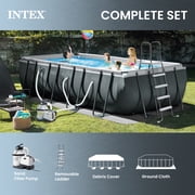 INTEX 18ft x 9ft x 52in Ultra XTR Above Ground Pool, Floats (4 Pack), Coolers (2 Pack)