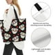 thumbnail image 3 of Fotbe PUG Bolsa Tote Estética de Lona con Estampado para Mujer - Bolsa Reutilizable de Hombro Casual para Vacaciones, Compras, Trabajo y Gimnasio, 3 of 8