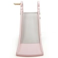 thumbnail image 5 of Topbuy 3-in-1 Kids Dolphin Slide Baby Play Climber Slide Set with Basketball Hoop Pink, 5 of 5