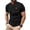 Black, variant on WIZUTIZ Adult Short Sleeve Pockets Tee Shirt Men's Relaxed Fit Lightweight Short-Sleeve Pocket T-Shirt Solid Crew Neck Tee Top