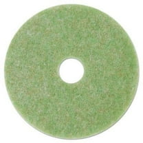 3M Low-Speed TopLine Autoscrubber Floor Pads 5000, 13" Diameter, Green/Amber, 5/Carton (18045)