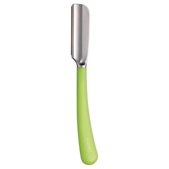 Maquinilla de afeitar recta Feather Artist Club Lime SS