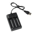 thumbnail image 1 of relayinert Battery Charger USB 3 Slot Portable Rechargeable AA Battery Cell Fast Charging Station Stand, 1 of 6
