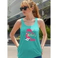 thumbnail image 2 of Mothers Day Mom Silhouette Racerback Tank Women -Image by Shutterstock, Female Medium, 2 of 4