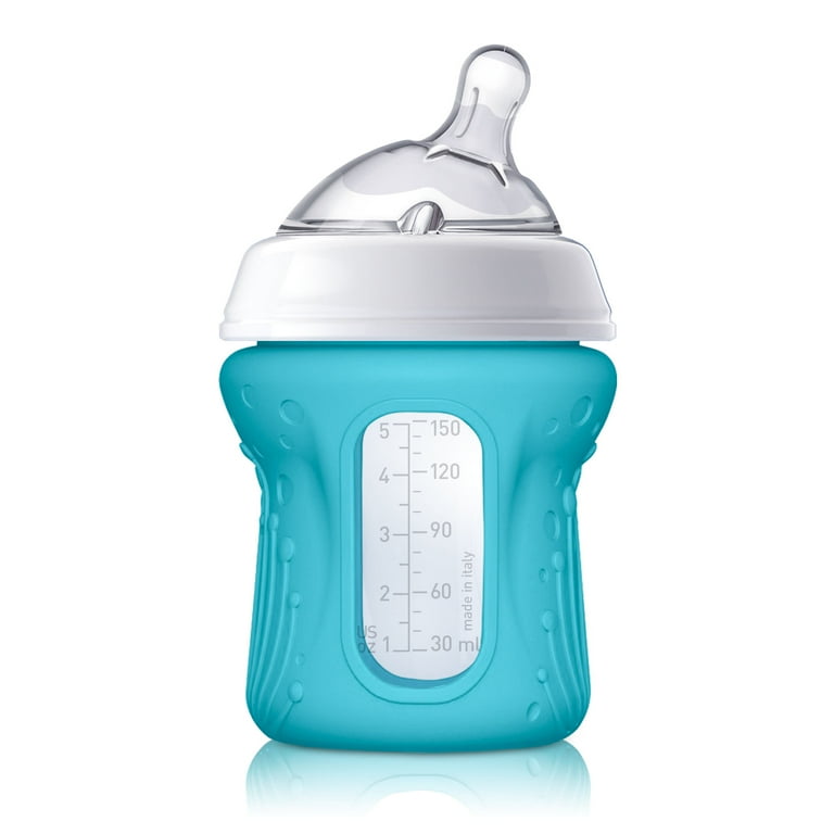 Chicco NaturalFit Glass Baby Bottle Silicone Sleeve 5oz