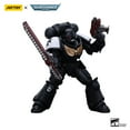 thumbnail image 4 of JOYTOY Warhammer 40,000 Space Marines Black Templars Outriders Brother Valtus Collection Model, 4 of 6